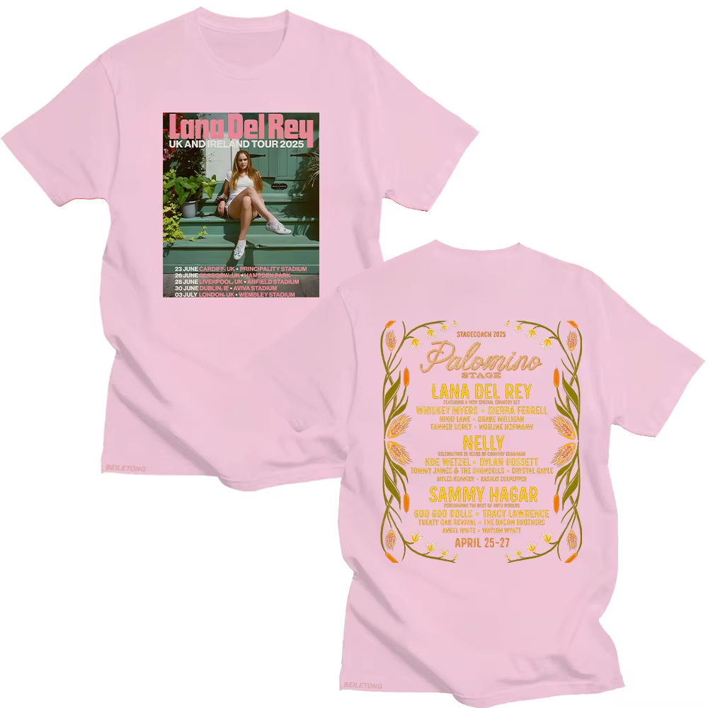 Lana Del Rey TOUR 2025 T-shirts