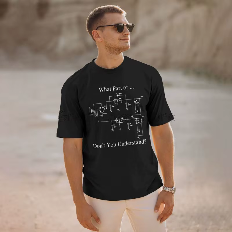 Ingénieur électricien graphique T-shirts cadeau drôle ingénierie sarcasme T-Shirt hommes coton T-Shirts imprimés plaine T-Shirts hommes vêtements