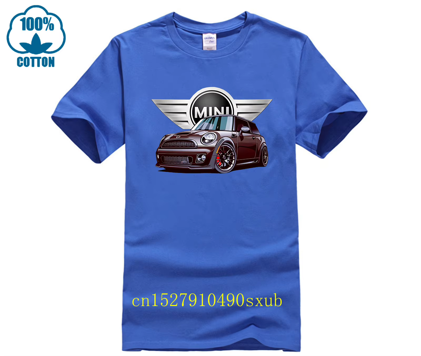 T-shirt col rond avec logo Mini Cooper Racing