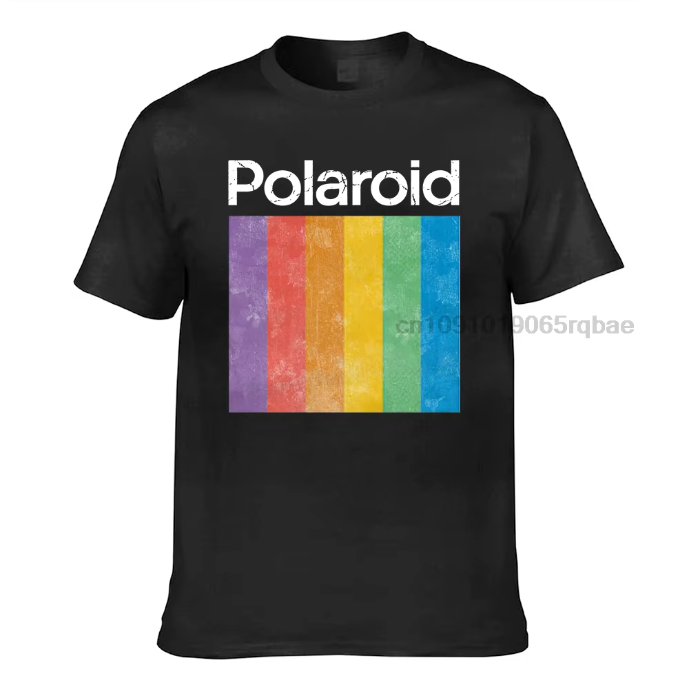 POLAROID t-shirt appareil Photo photographie instantanée rétro Vintage Logo Look années 70 80