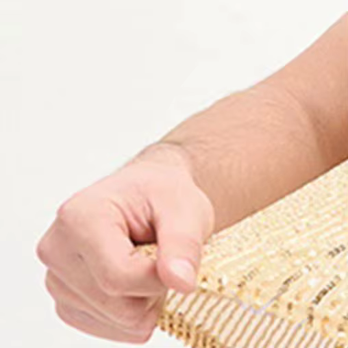 Débardeur scintillant pour homme avec strass
