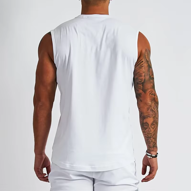 Débardeur de Fitness en coton uni pour hommes