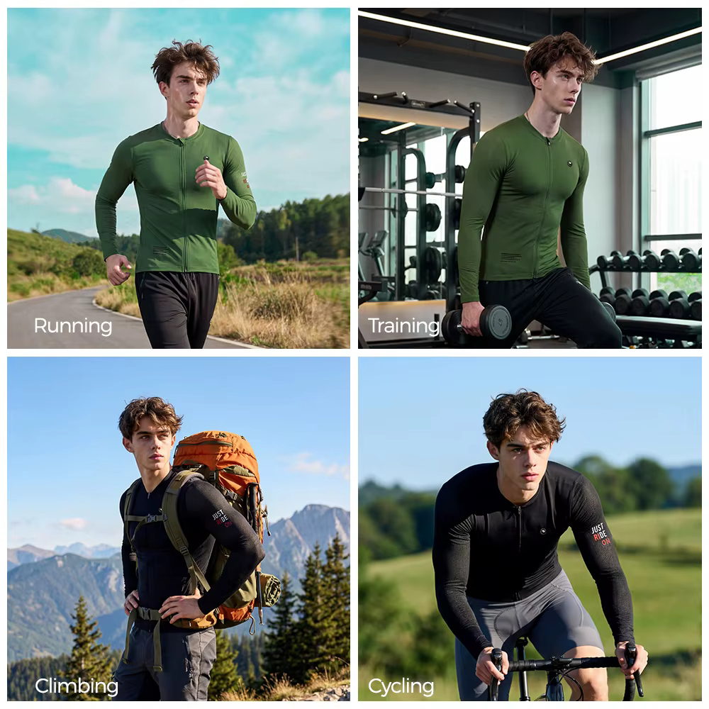 RION T-shirt à manches longues pour hommes