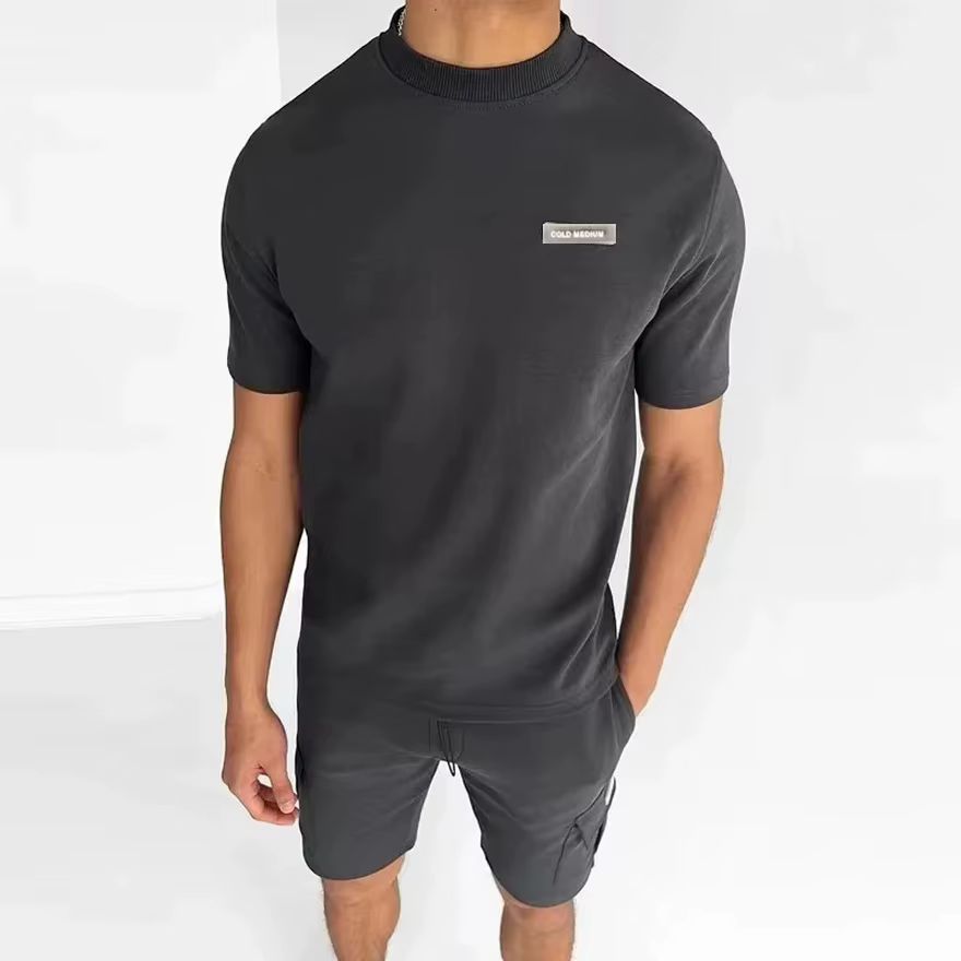 T-shirt à Manches Courtes et Short de Poche pour Homme