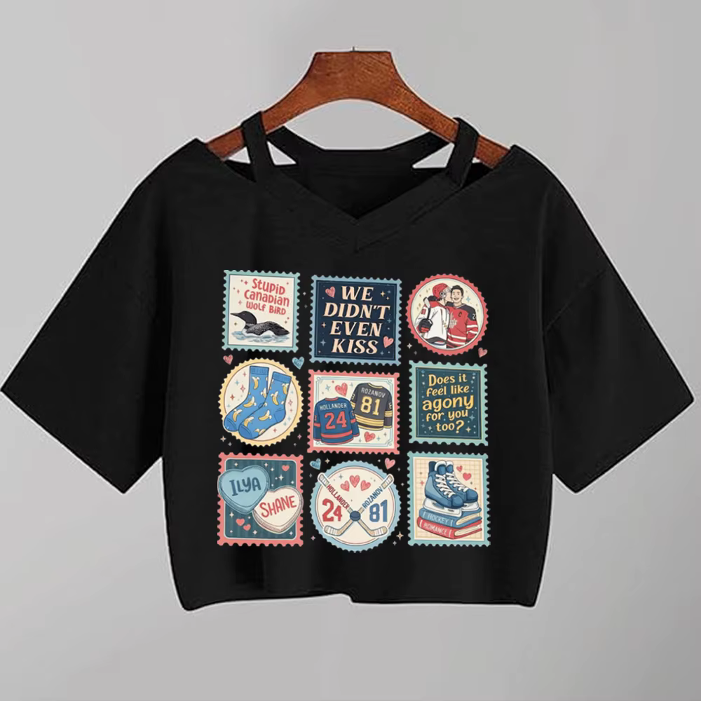 T-shirt Crop Top Heated Rivalry Rozanov & Hollander Ilya