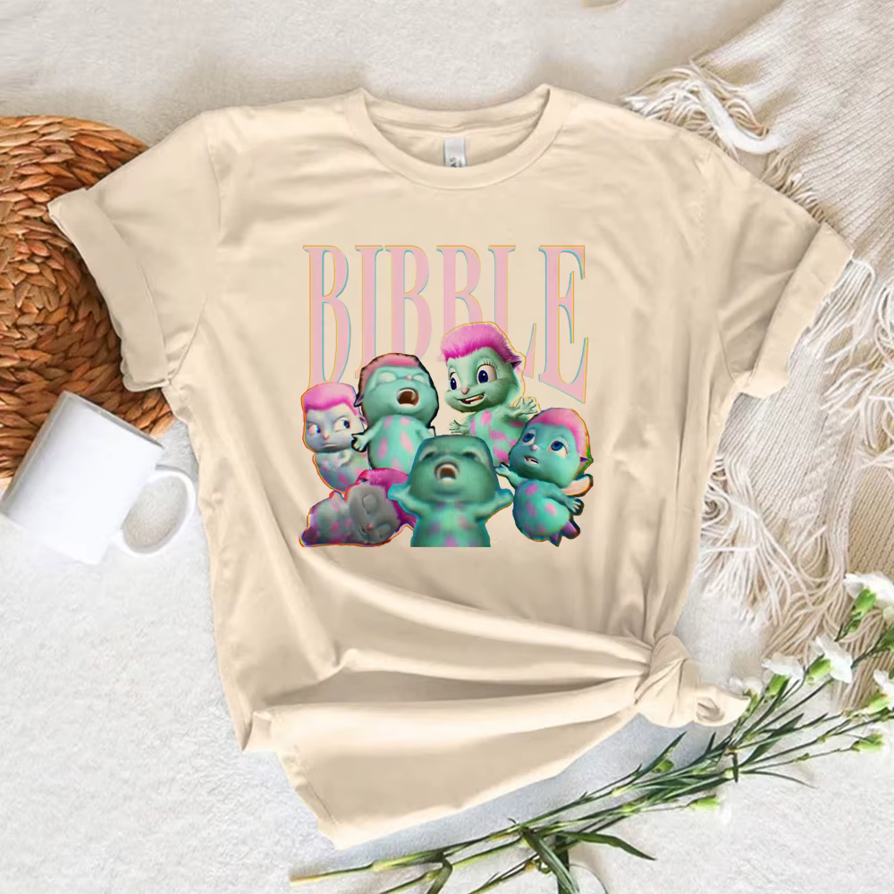 T-shirt femme, humoristique, Bibble, 600 y2k