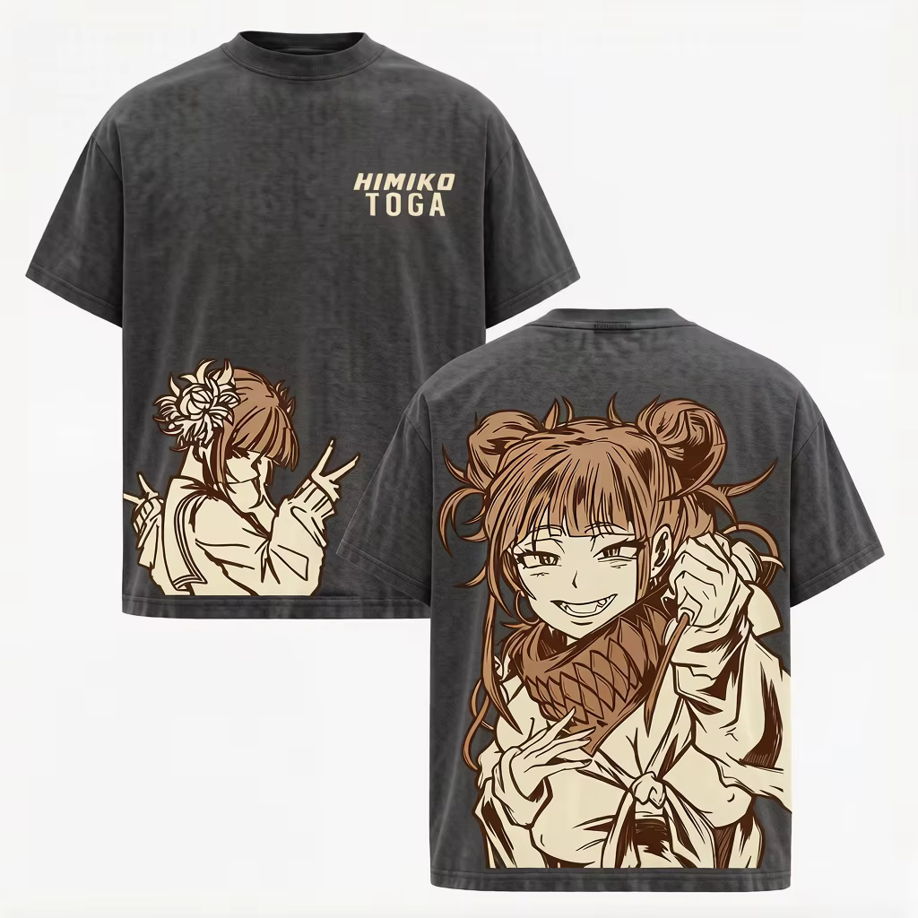 T-shirt Anime My Hero Academia 2026 Toga Himiko Vintage pour Hommes et Femmes