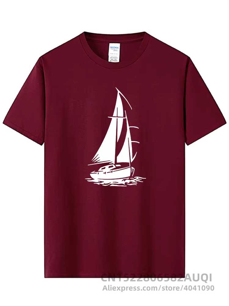 T-shirt homme drôle Yacht bateau