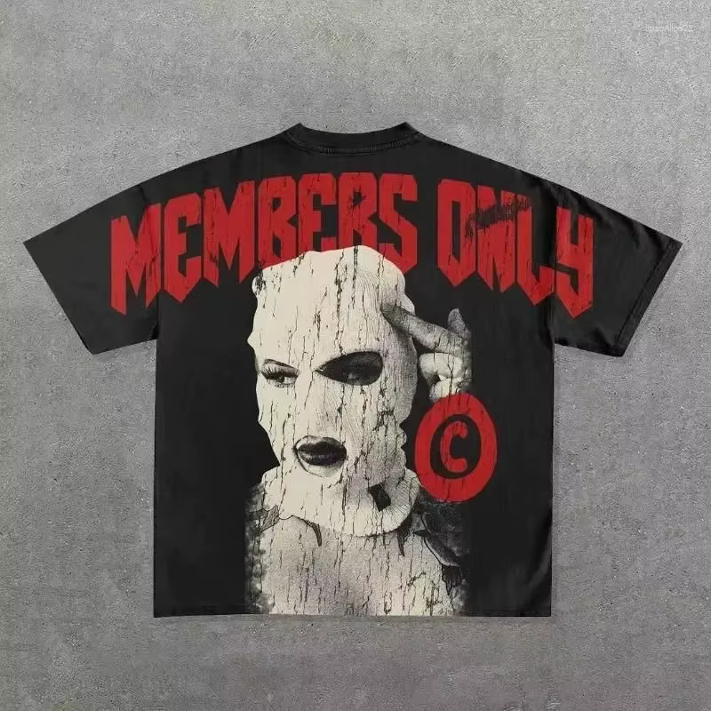 T-shirt de styliste Y2K Hip Hop pour hommes et femmes