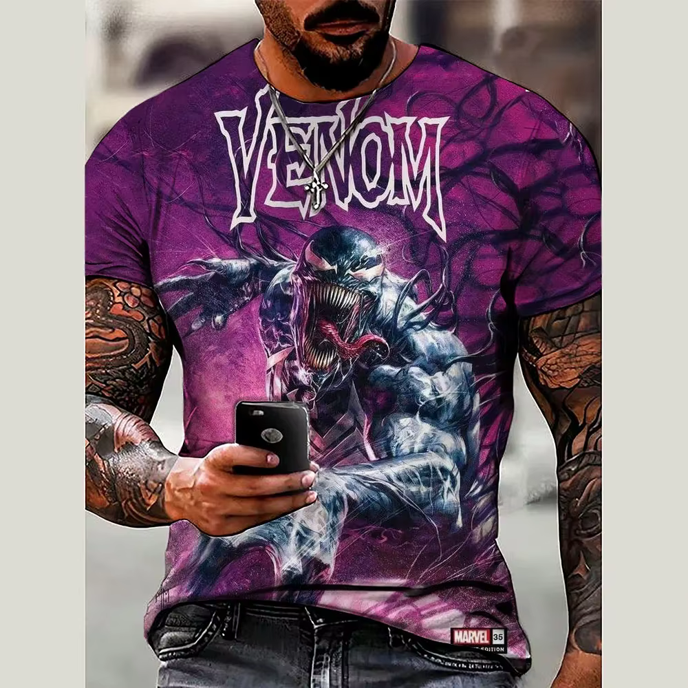 T-shirt Marvel Venom imprimé en 3D