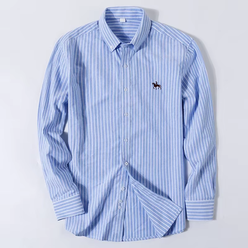 Chemise Oxford 100% coton pour hommes