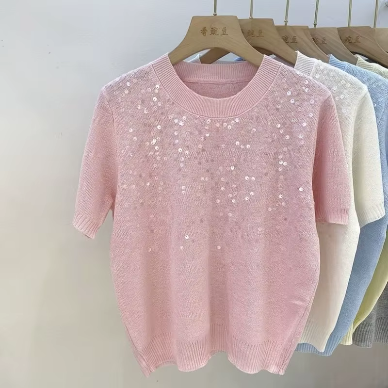T-shirt en tricot Matakawa pour femme