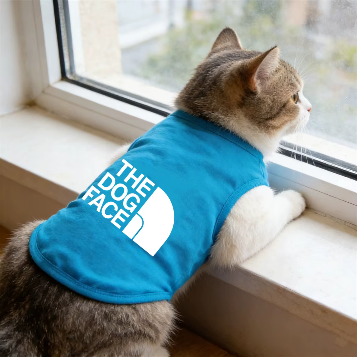 1 pièce – Débardeur d'été uni pour chiens et chats