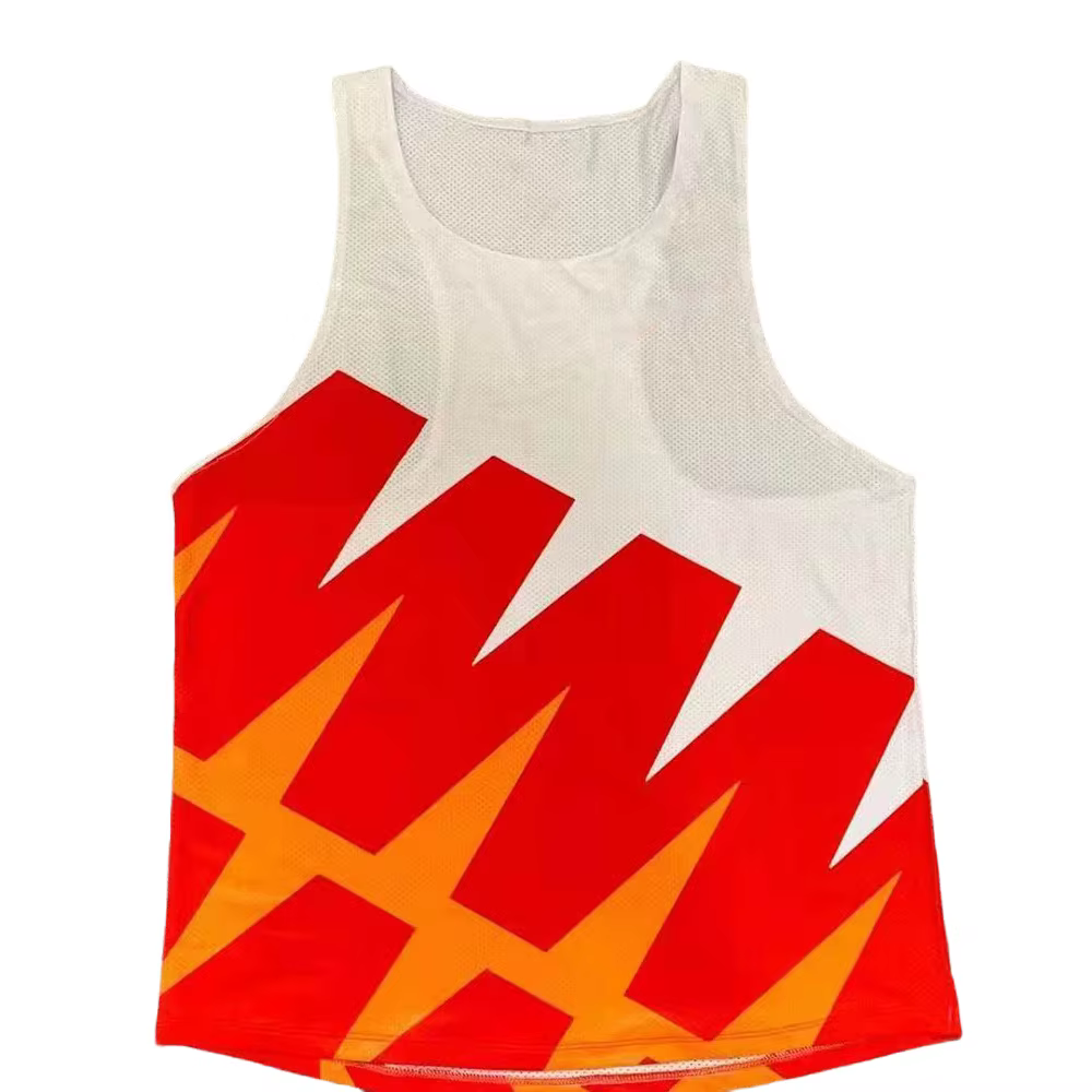 Hommes course gilet athlétisme débardeur vitesse Fitness chemise sans manches piste champ Singlet