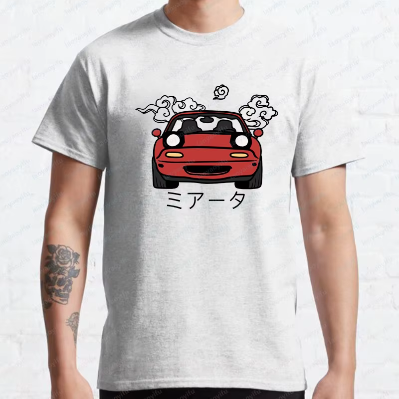 T-shirts japonais Miata MX5 pour hommes et femmes