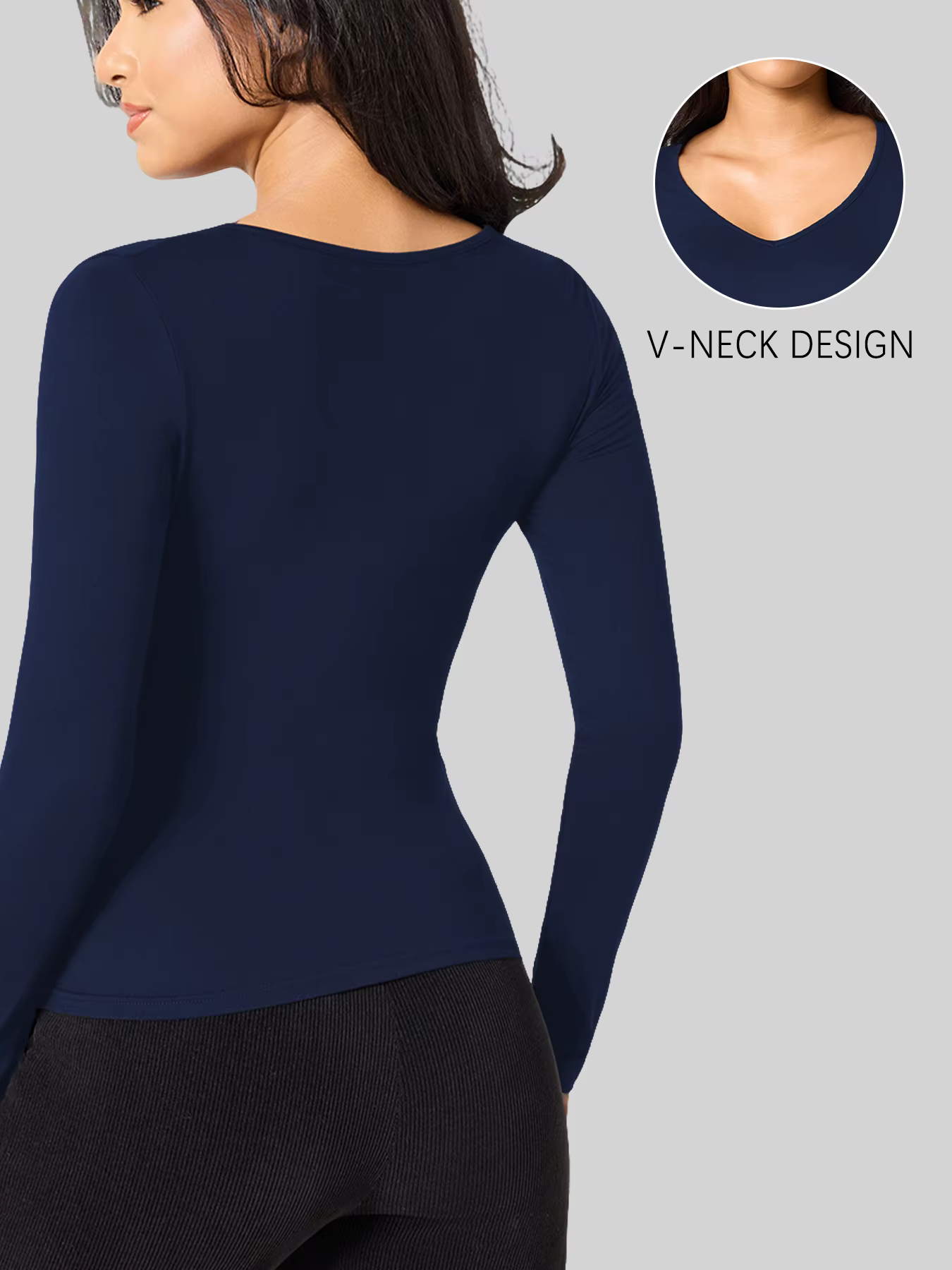 T-shirt à manches longues pour femmes.