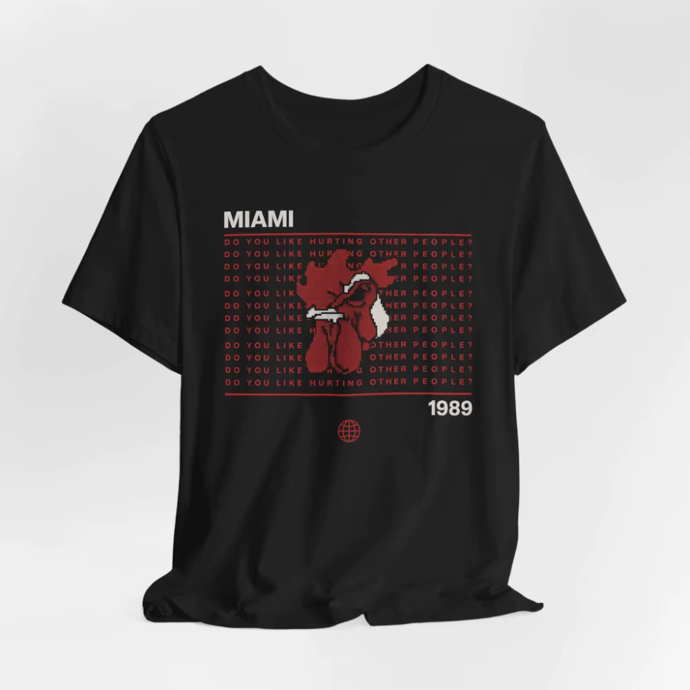 T-shirt graphique Miami Hotline