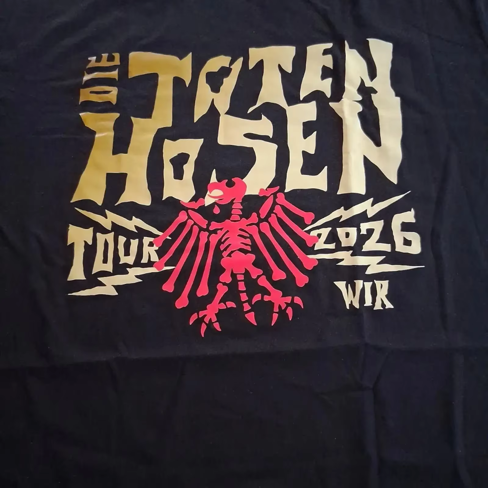 T-shirt homme Die Toten Hosen Nouveau 3XL Tournée de fin de cycle actuelle 2026 Image 1 sur 4 vintage délavé confortable extensible polyvalent