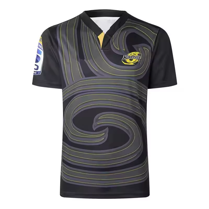 Maillot à capuche / débardeur Super Rugby Hurricanes 2026 domicile/extérieur pour homme – Tailles S-7XL – Confortable, respirant, qualité supérieure !