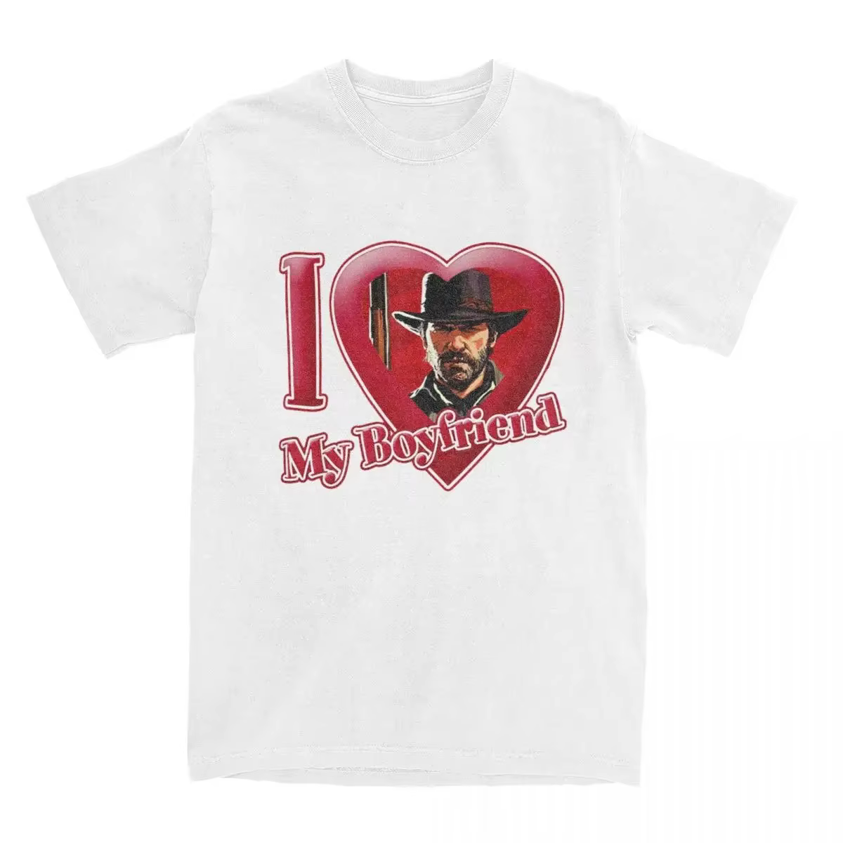 T-Shirt à Col Rond en Coton pour Homme