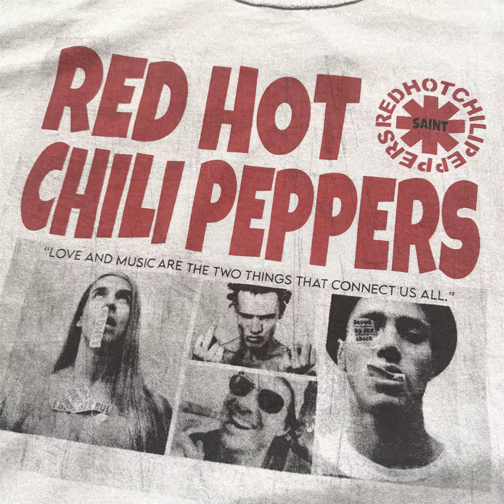 T-shirt à manches coupées RHCP Saint 26SS lavé pour hommes et femmes – Qualité supérieure