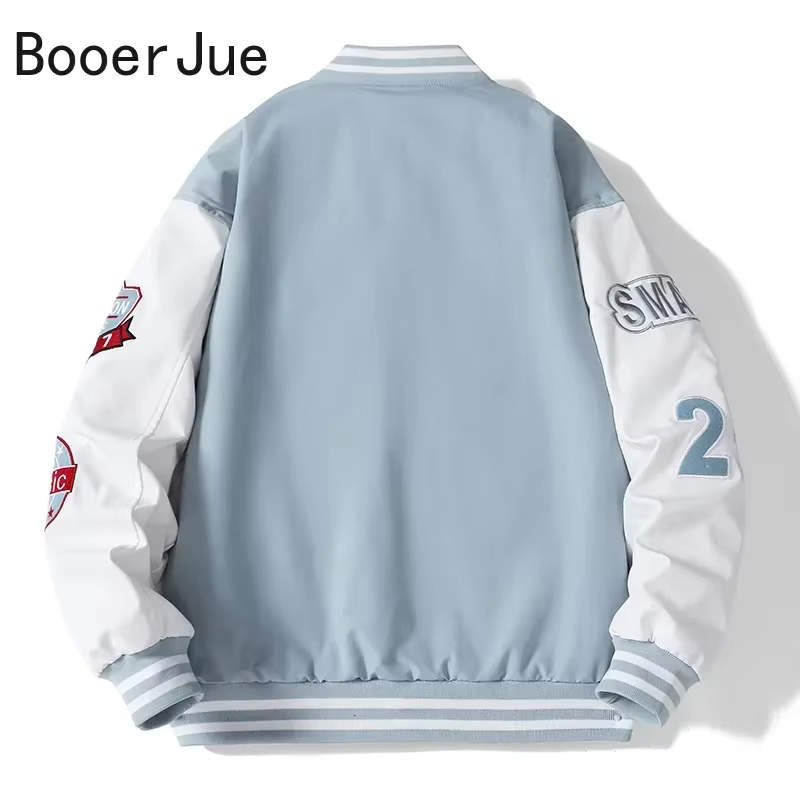 Blouson aviateur de baseball universitaire pour hommes et femmes