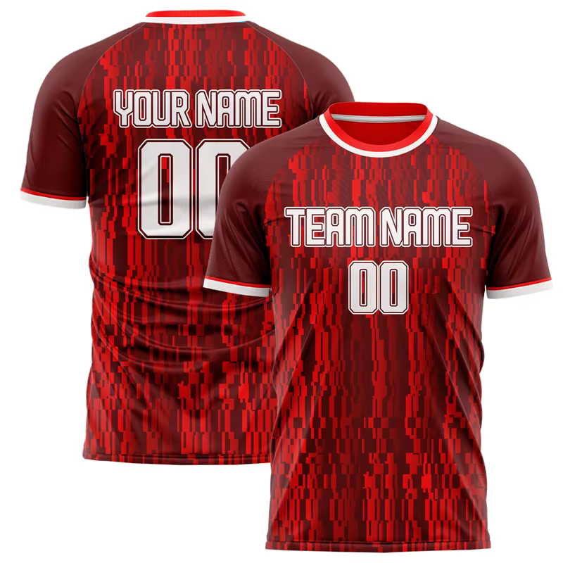 Nom de l'équipe personnalisé numéro nom T-shirt de Football