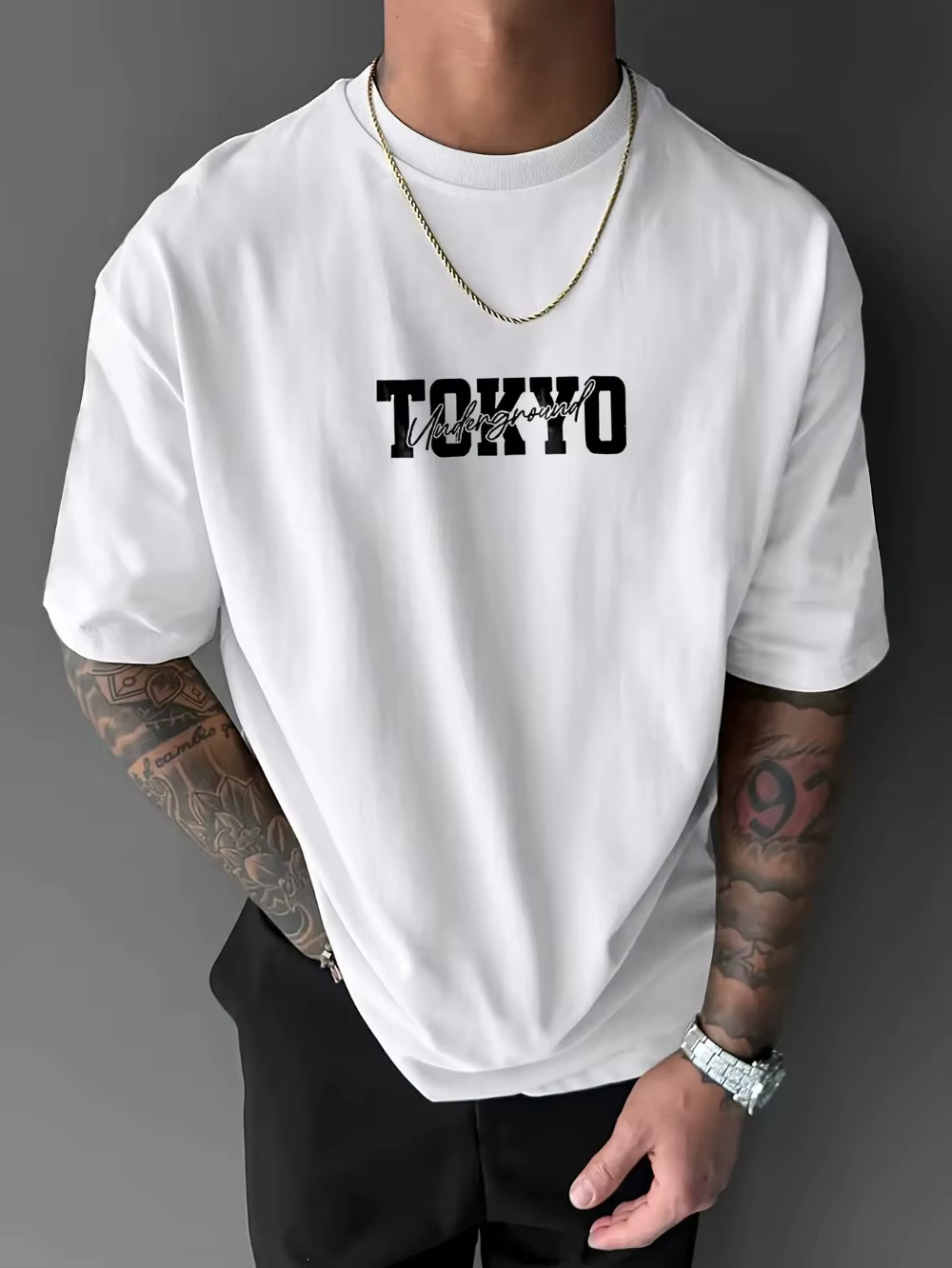 T-Shirt de dérive de voiture de course JDM pour hommes