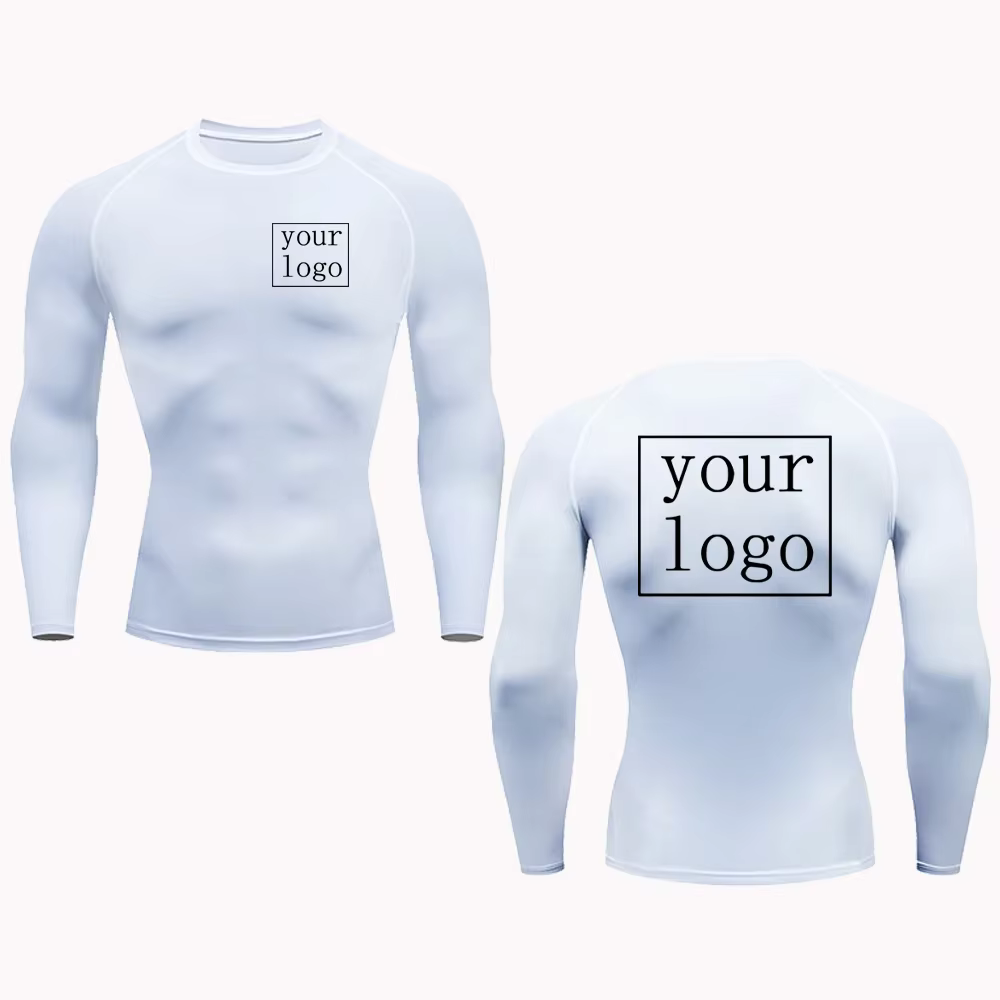 T-shirt de compression personnalisé pour hommes et femmes
