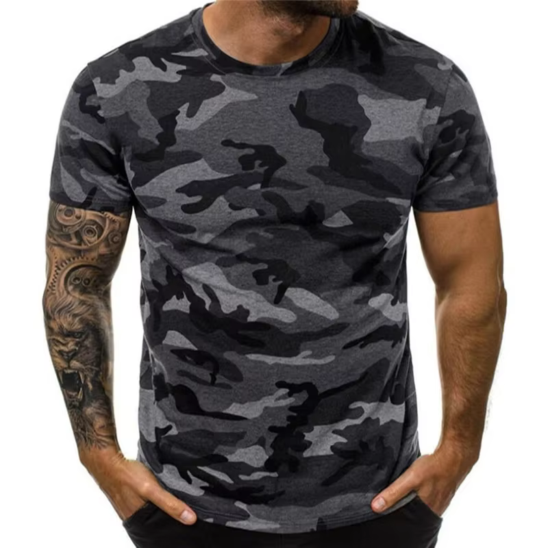 T-shirt camouflage imprimé en 3D