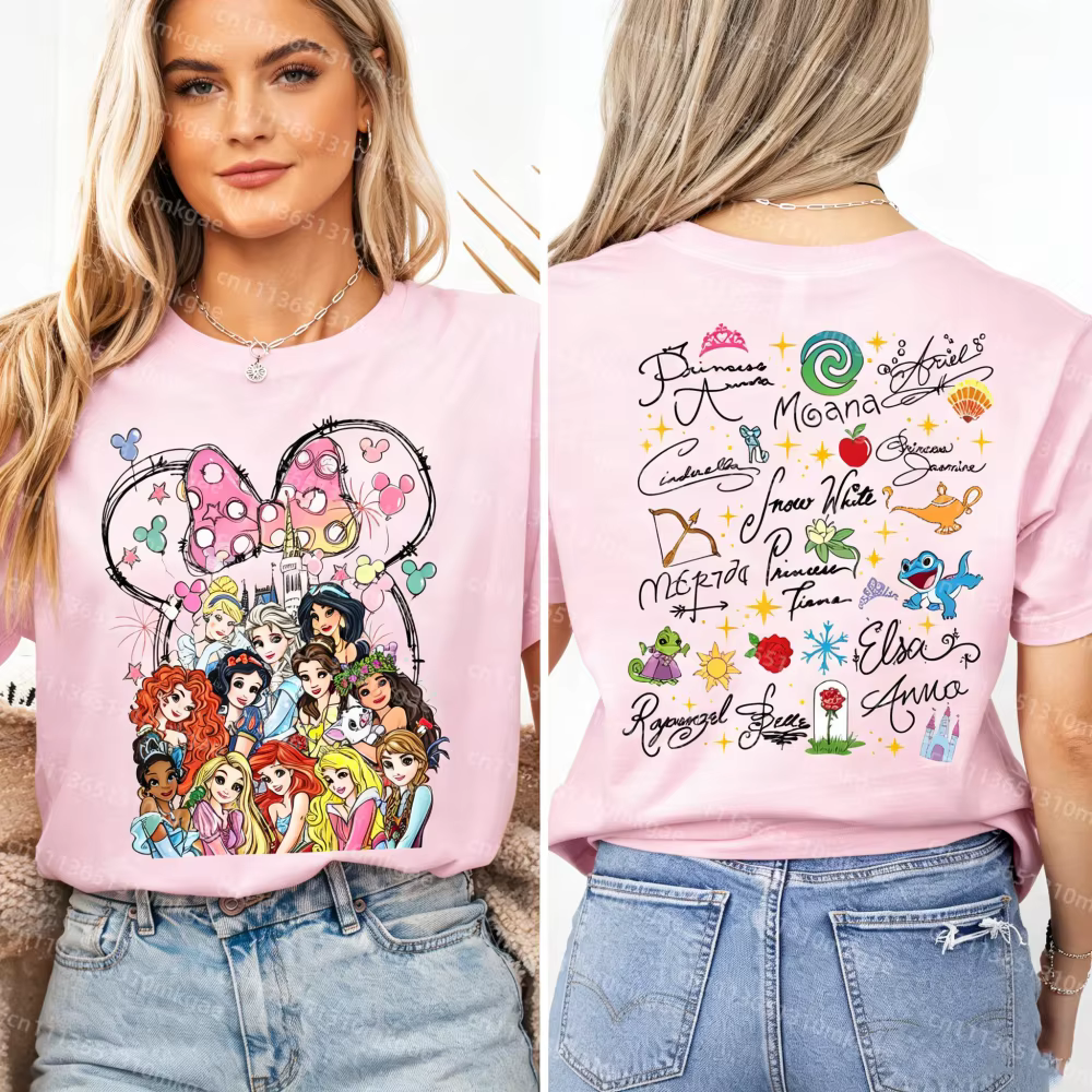 T-shirt Princesse Aquarelle Château Magique
