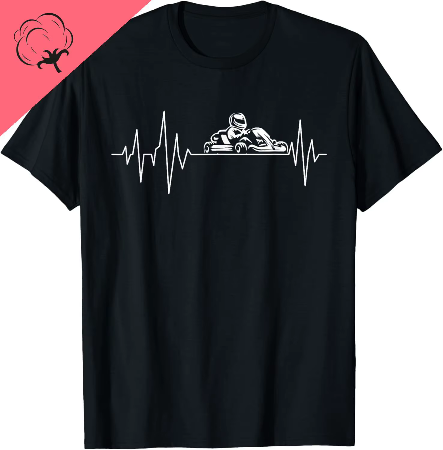 T-shirt Go Karting Heartbeat