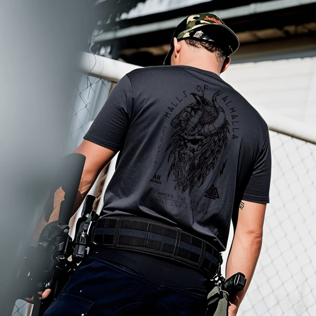 T-shirt col rond pour hommes