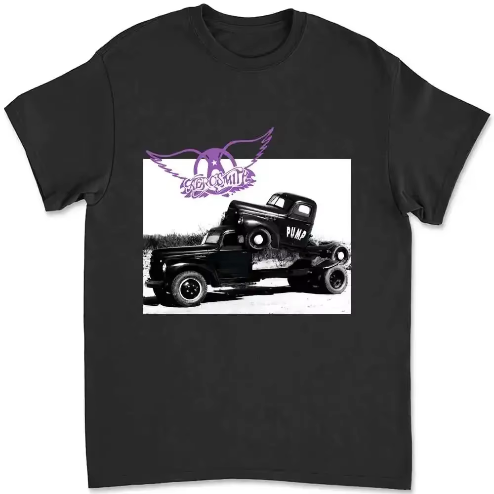 Aerosmith Pump American Tour 1990 t-shirt pour hommes groupe de Rock Concert Merch 3R3Y