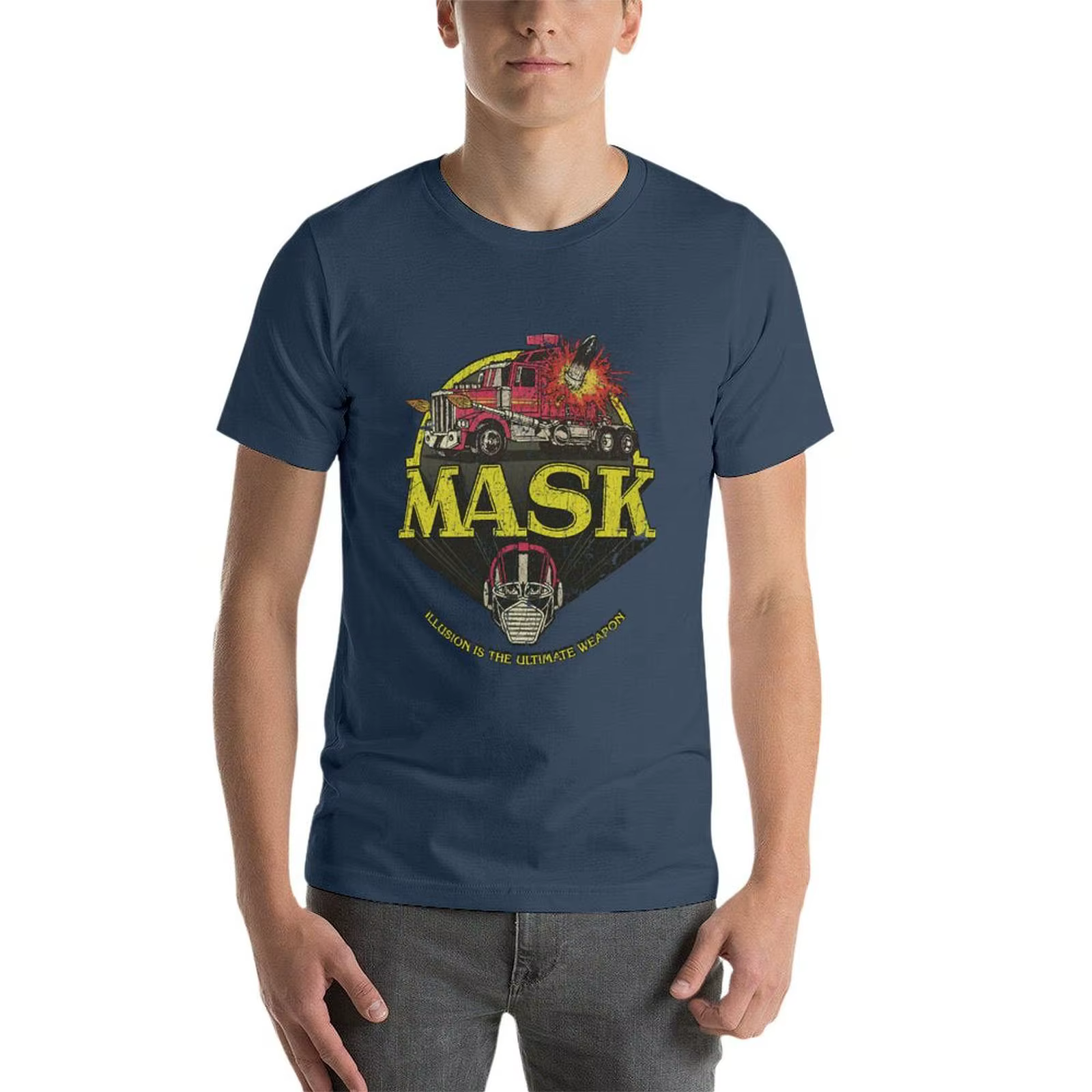 M.A.S.K. - Mobile blindé Strike Kommand 1985 T-Shirt homme