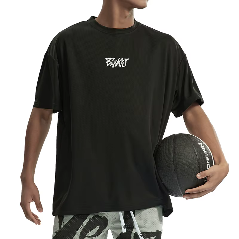 T-shirt à Manches Courtes et Col Rond pour Homme