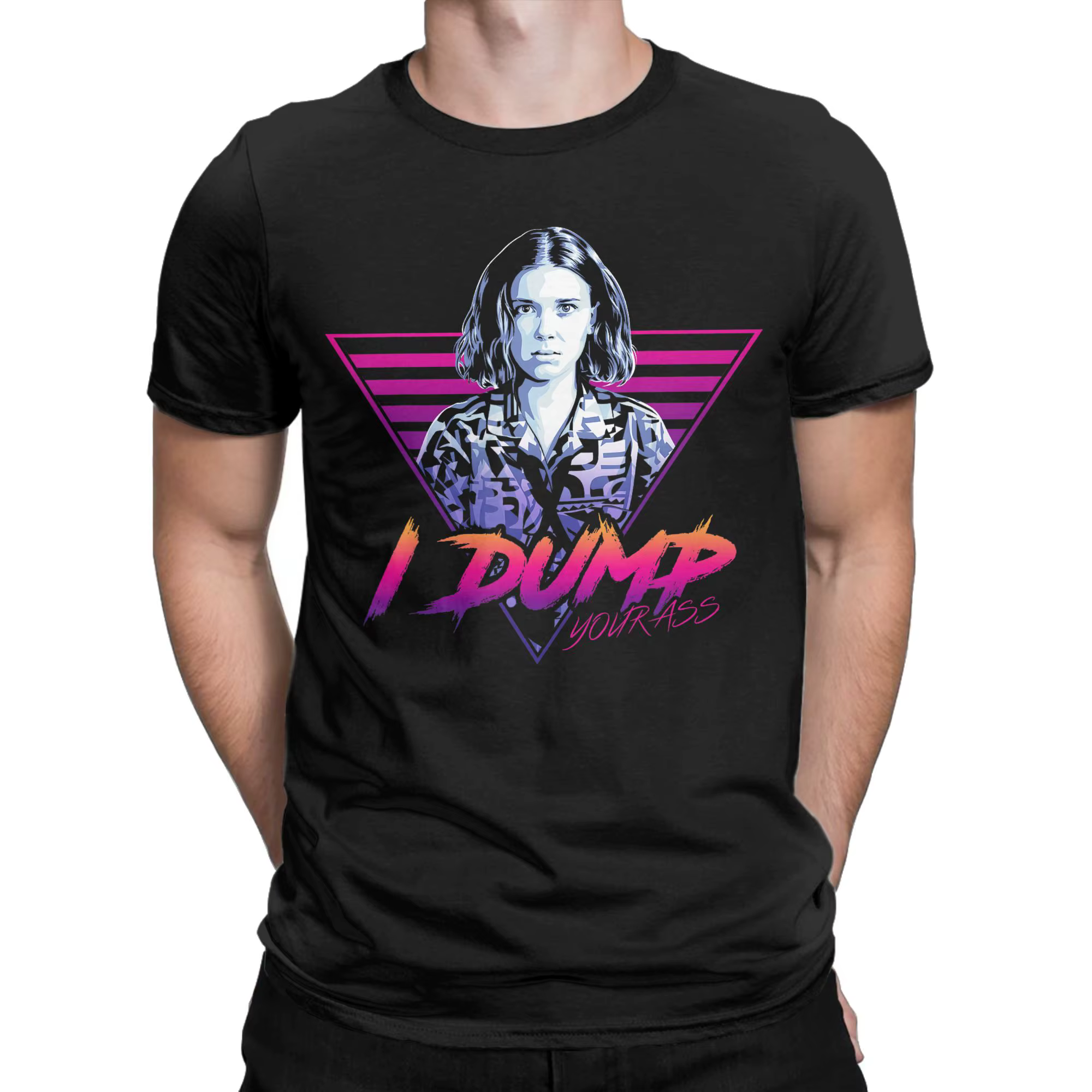 Nouveauté T-shirts pour hommes à col rond en pur coton