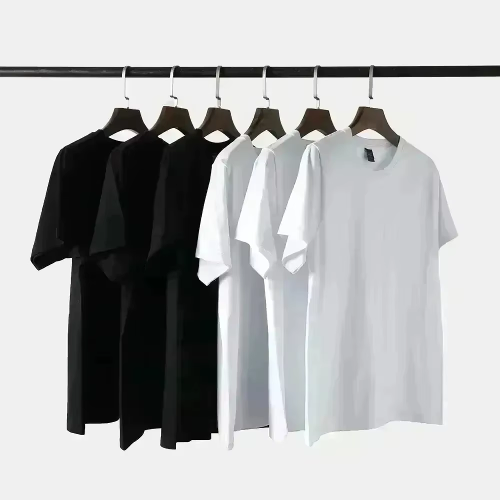 Nouveau T-shirt décontracté tendance hip-hop américain à col rond personnalisé pour hommes et femmes avec design ample