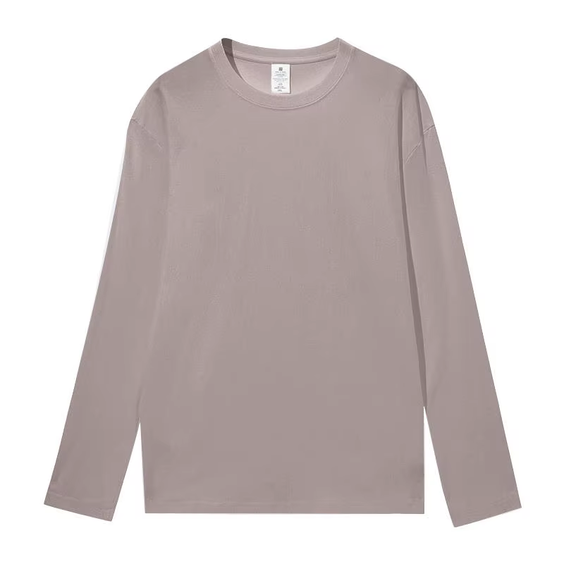 T-shirt manches longues en coton pour hommes et femmes