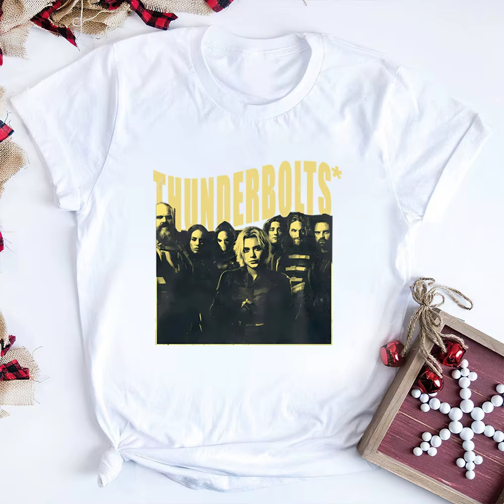Vintage Thunder-bolts T-Shirt Bucky Barnes chemise hiver soldat chemises