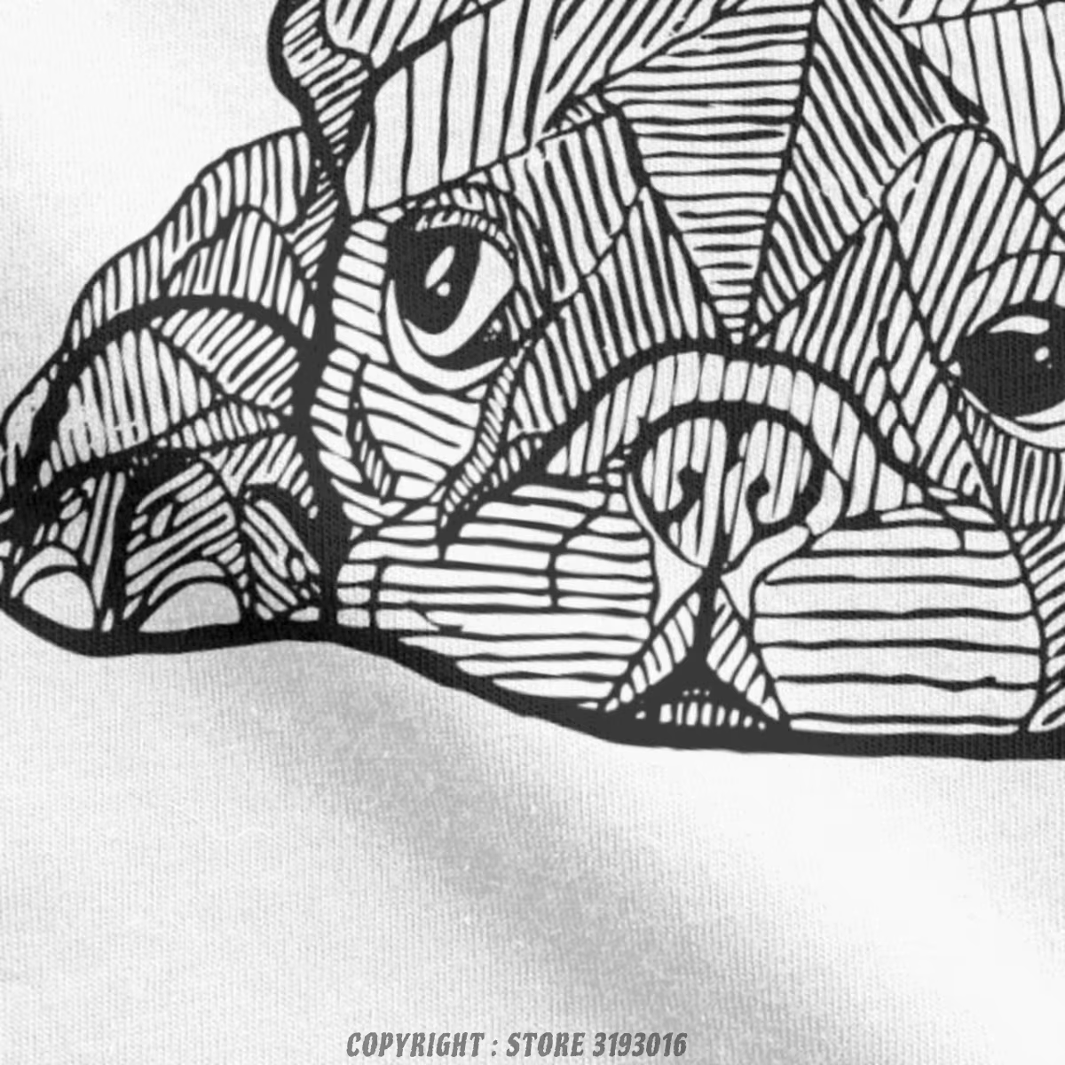 T-shirt vintage à col rond pour homme