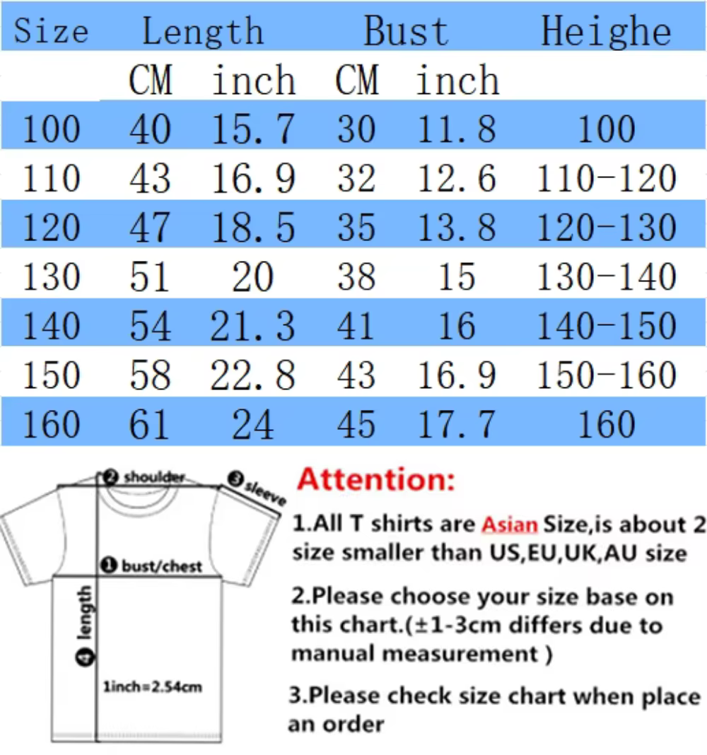 T-shirt pour enfants 100% coton à imprimé football