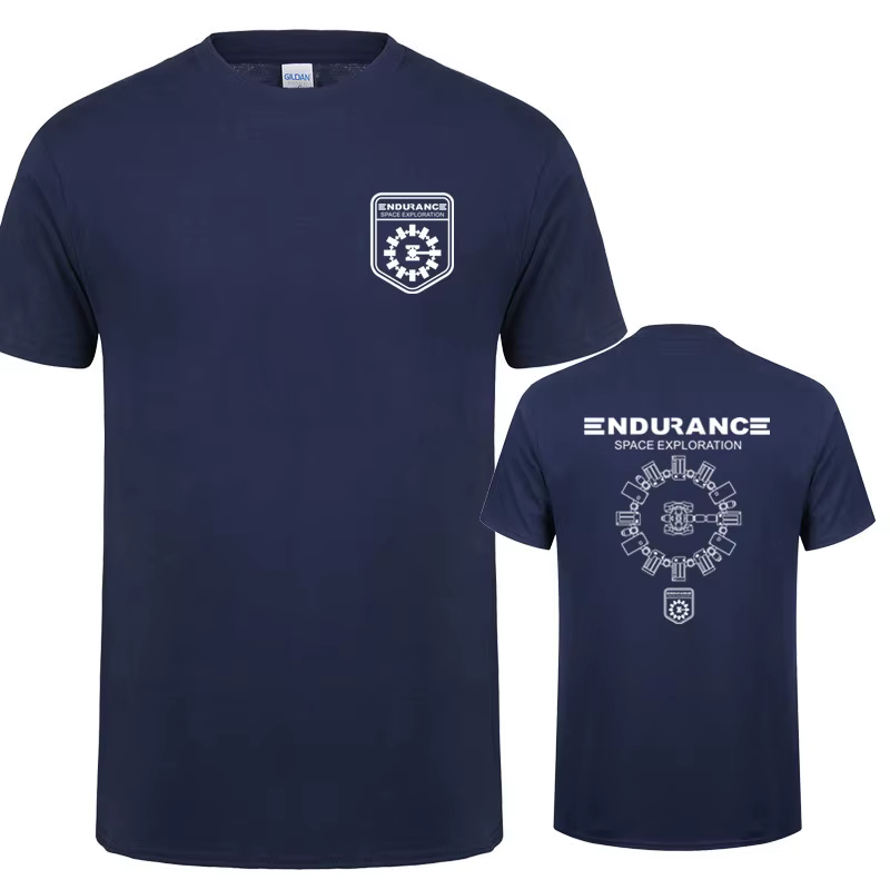 Endurance Espace Exploration Interstellaire Hommes T-shirts Stay Tars Tshirt Unisexe Chemise Décontractée Mode Classique Hauts LH-412