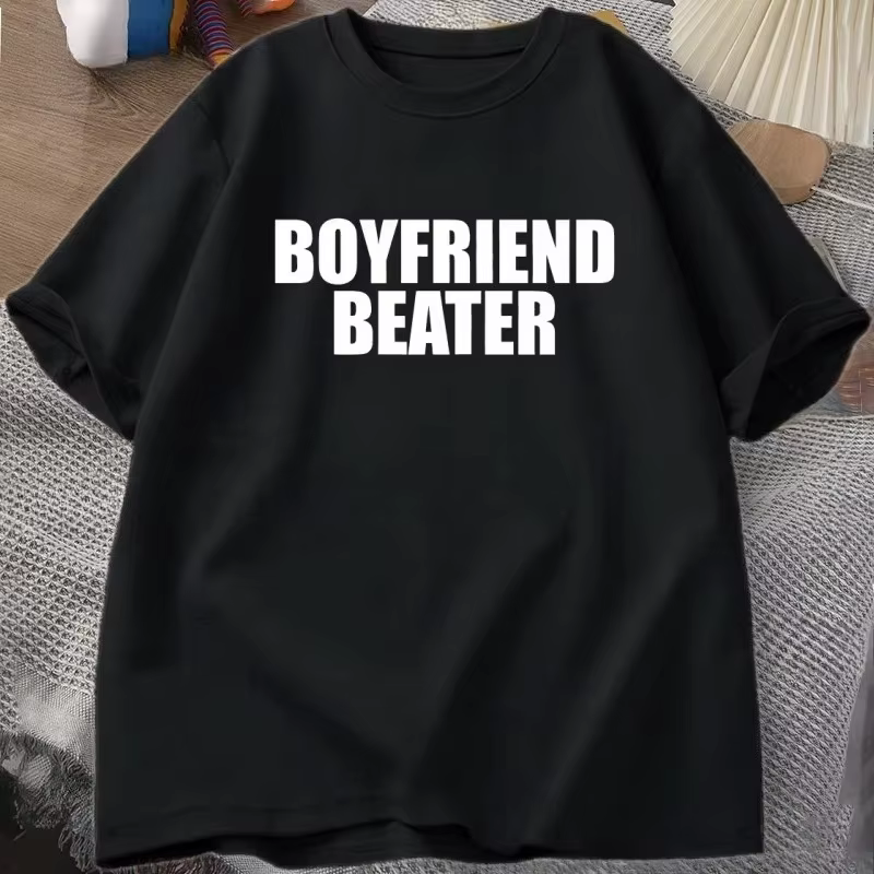 T-shirt Boyfriend Beater à l'humour noirâtre pour homme