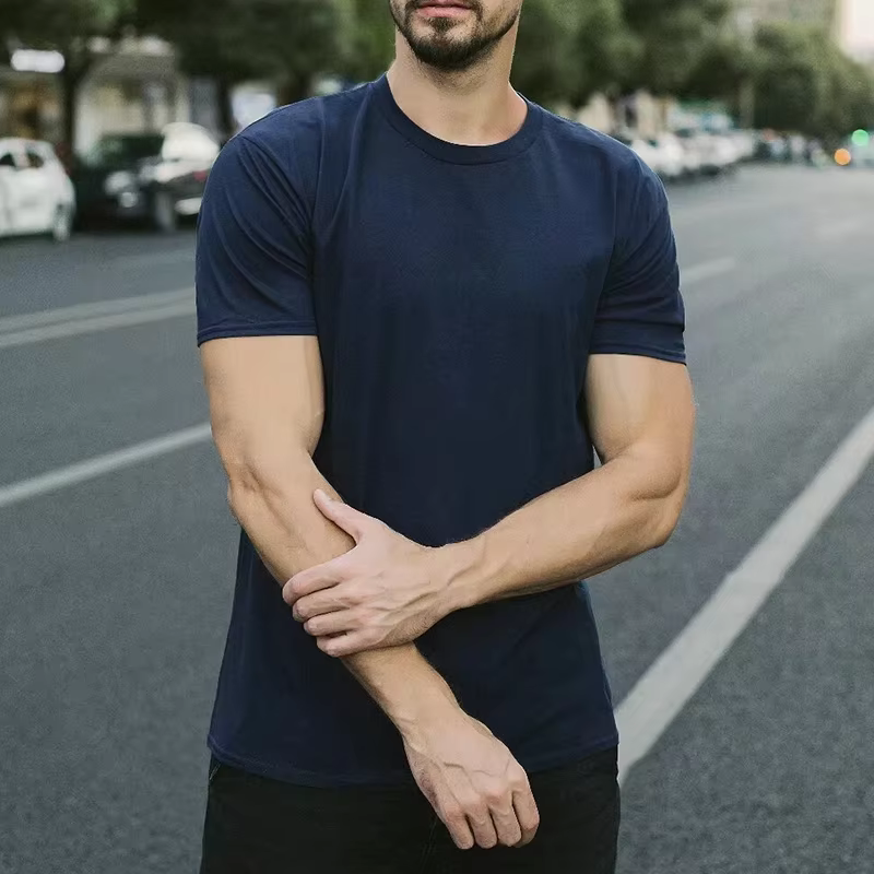 T-shirt en coton personnalisé avec logo