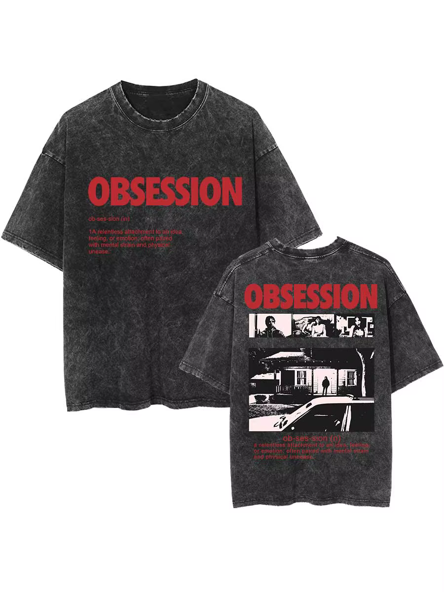 T-shirt surdimensionné Obsession Horror Movie