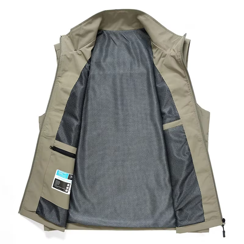 Gilet ample sans manches pour hommes