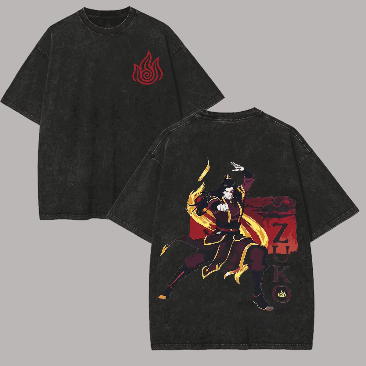 T-shirt Avatar The Last Airbender délavé