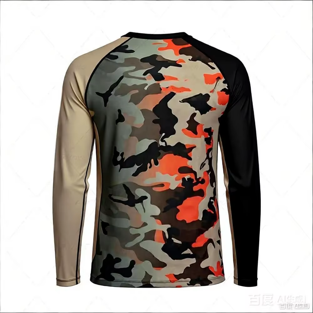 T-shirt de pêche à manches longues