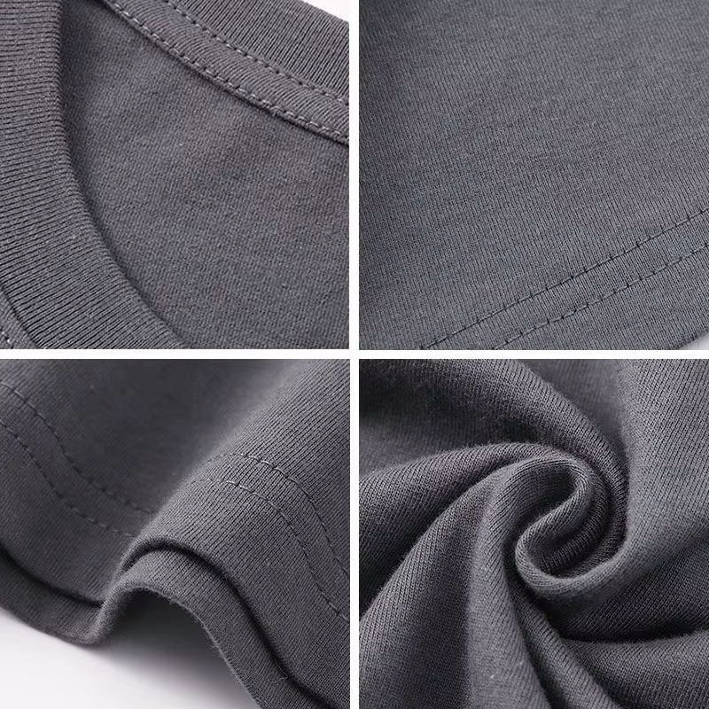 T-shirt uni à manches courtes pour hommes et femmes